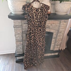 Chic Leopard Print Maxi Dress